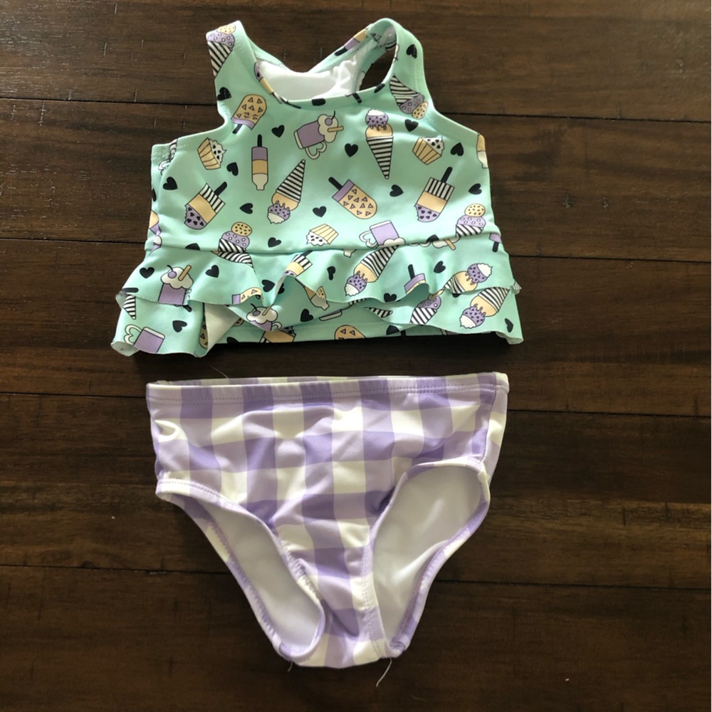 Toddler Ice Cream Bikini Swim Suit